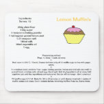 Receta del mollete del limón tapete de ratón