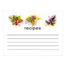 recetas tarjetas postales