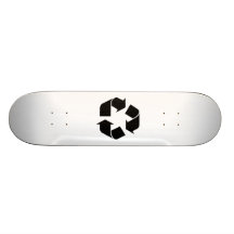 Reciclaje de símbolo tablas de patinar