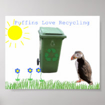 Reciclaje del amor de los frailecillos poster