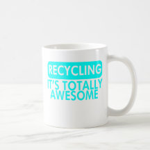 Reciclaje, es impresionante (ciánico) tazas de café
