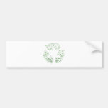 reciclaje etiqueta de parachoque