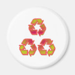 Recicle 8 imán para frigorífico