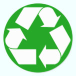 Recicle al pegatina pegatinas