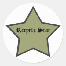 Recicle como un Rockstar Etiqueta