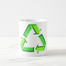 Recicle el diseño de las flechas tazas
