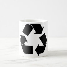 Recicle el negro del símbolo taza