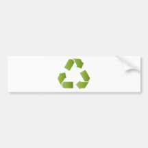 RECICLE EL SÍMBOLO ETIQUETA DE PARACHOQUE