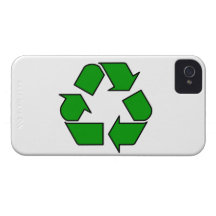 Recicle el símbolo iPhone 4 cárcasas