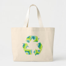 Recicle el teñido anudado bolsa