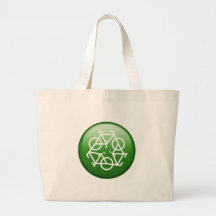 Recicle el verde bolsas