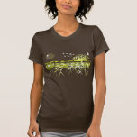 Recicle - las raíces blancas puras camisetas