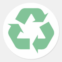¡Recicle los productos y los diseños! Pegatinas
