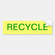 Recicle Pegatina De Parachoque