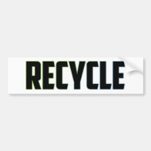 Recicle Pegatina De Parachoque