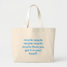 recicle reciclan reciclan reciclan reciclan. Tenga Bolsa