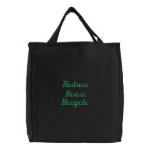 Recicle, reduzca, reutilice bolsa