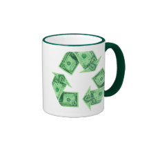 Recicle $ taza de café