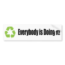 recicle todos lo está haciendo pegatina para el pa