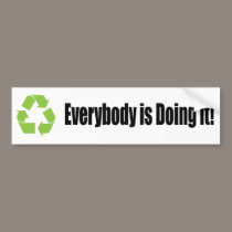recicle todos lo está haciendo pegatina para el pa pegatinas de parachoque