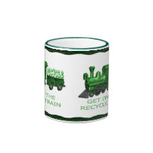 RECICLE TRAIN-MUG TAZAS DE CAFÉ