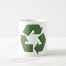 recicle y vaya taza verde
