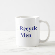 RECICLO A HOMBRES TAZAS DE CAFÉ