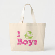 Reciclo a muchachos bolsas de mano