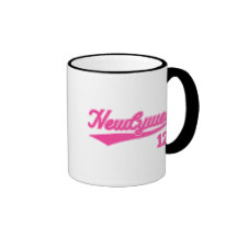 Recién casado 12 (rosa de la escritura del béisbol taza