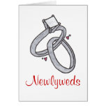 Recienes casados felicitación