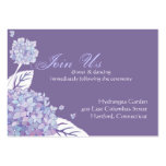 Recinto de la recepción nupcial del Hydrangea (3.5 Tarjetas De Visita