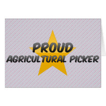 Recogedor agrícola orgulloso felicitaciones