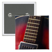 Recogida roja de la guitarra de HollowBody del cue Pin
