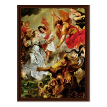 Reconciliación de Louis y de Maria de Rubens Peter Tarjetas Postales
