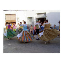 Recopilación Crist, chicas de baile en calle Tarjetas Postales