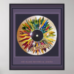 Record Leaves Innovative Fashion Art Poster プリント