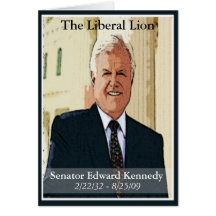 Recordar Ted Kennedy Tarjetón