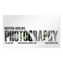 Recorte de la fotografía - blanco tarjeta de visita