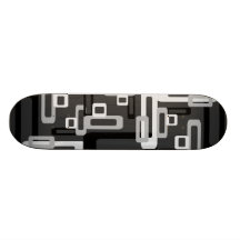 Rectángulos estilizados grises/negro/blanco tablas de skate
