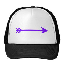 Recto púrpura de la flecha los regalos de Zazzle d Gorro