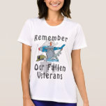 Recuerde el día de veterano camiseta