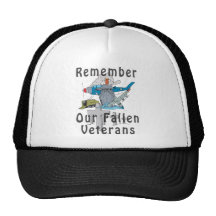Recuerde el día de veterano gorros  