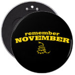 Recuerde la serpiente de noviembre Gadsden Pin