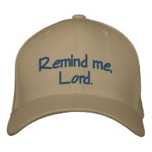 Recuérdeme, señor gorras de béisbol bordadas