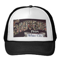 Recuerdo de la ciudad blanca, vintage gorras