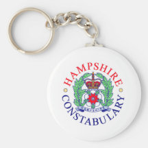Recuerdo de la policía de Hampshire Llaveros Personalizados