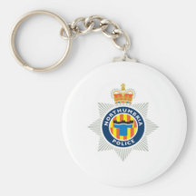 Recuerdo de la policía de Northumbria Llaveros Personalizados