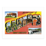 Recuerdo de Santa Fe, New México Tarjetas Postales