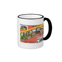 Recuerdo de Santa Fe, New México Tazas De Café