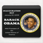 Recuerdo del día de inauguración de Obama Tapete De Ratones